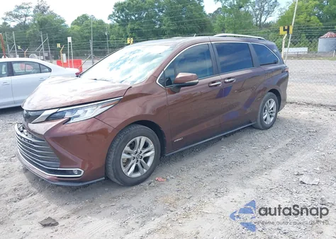 2021 Toyota Sienna Limited from USA, damaged, VIN 5TDZRKEC7MS001242